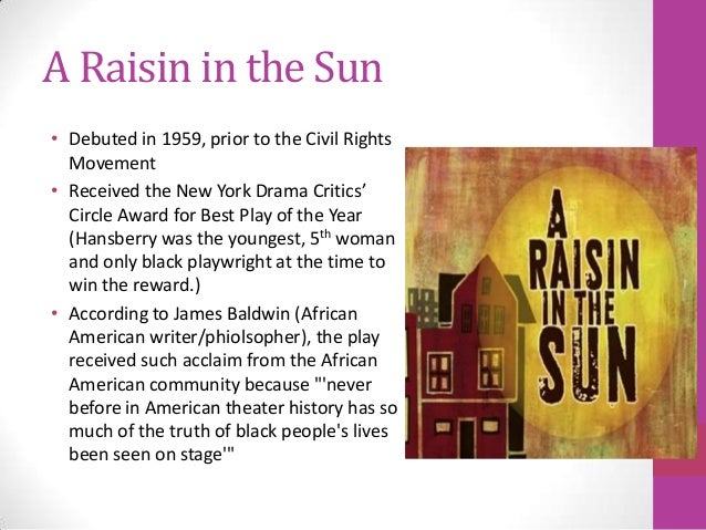 Synopsis Of A Raisin In The Sun A raisin in the sun