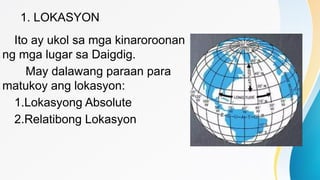 ARAL- PAN WEEK 1, Q1 katangiang pisikal ng daigdig .pptx