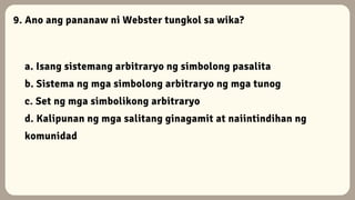 Aralin-1.1 WIKA PANIMULA at PINAGMULAN na | PDF