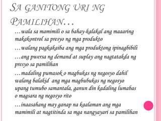 Monopolistic Competition Examples Tagalog