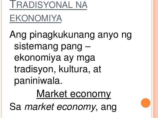 Ano Ang Katangian Ng Mixed Economy Aralin 6 AP 10