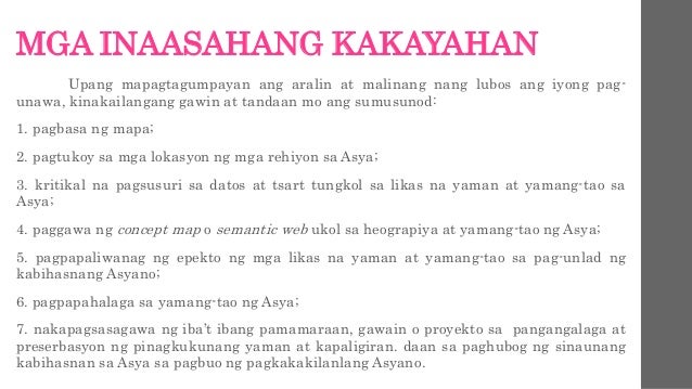 Ap G7 G8 Aralin 1 Katangiang Pisikal Ng Asya