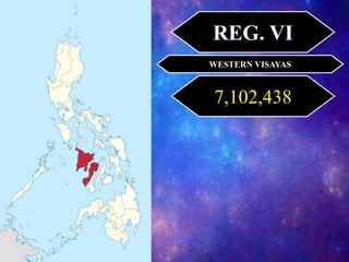 WESTERN VISAYAS
7,102,438
REG. VI
 