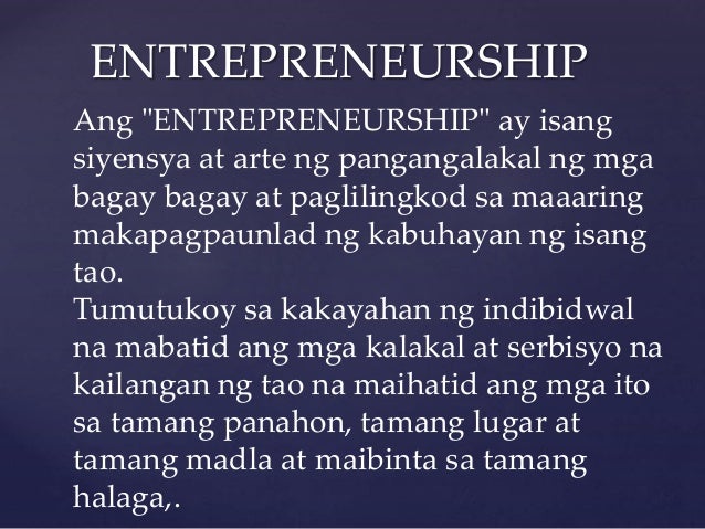 Aralin 10 ANG KAHALAGANAHAN NG ENTREPRENEURSHIP SA EKONOMIYA AT LIPU…