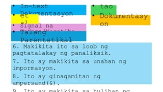 ARALIN1 the study of the Filipino language | PPT