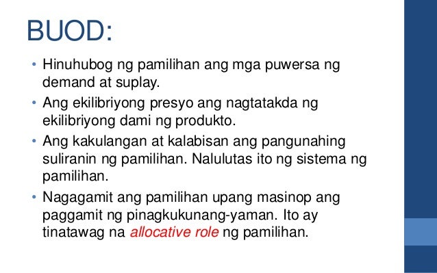 Aralin 11 Interaksyon Ng Supply At Demand