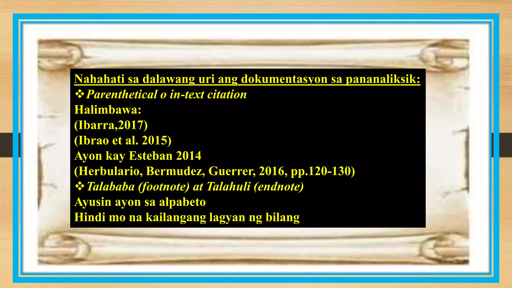 PAGSISINOP NG TALA AT BIBLIOGRAPIYA.pptx