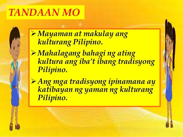 Paano Mo Mapapahalagahan Ang Ating Kultura