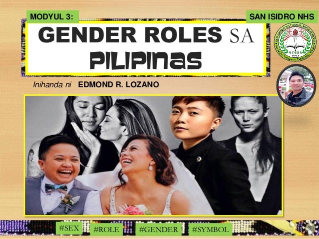gender role essay tagalog