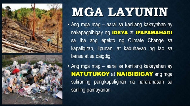 Epekto ng climate change brainly picture