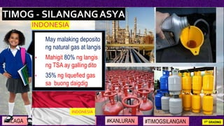 INDONESIA
#SILANGAN #TIMOG #KANLURAN#HILAGA 1ST GRADING#TIMOGSILANGAN
INDONESIA
May malaking deposito
ng natural gas at la...
