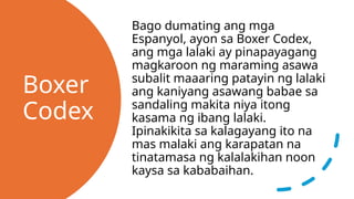 aRALIN 2 gENDER Roles tungkulin ng mga babae o lalaki sa lipunan | PPTX