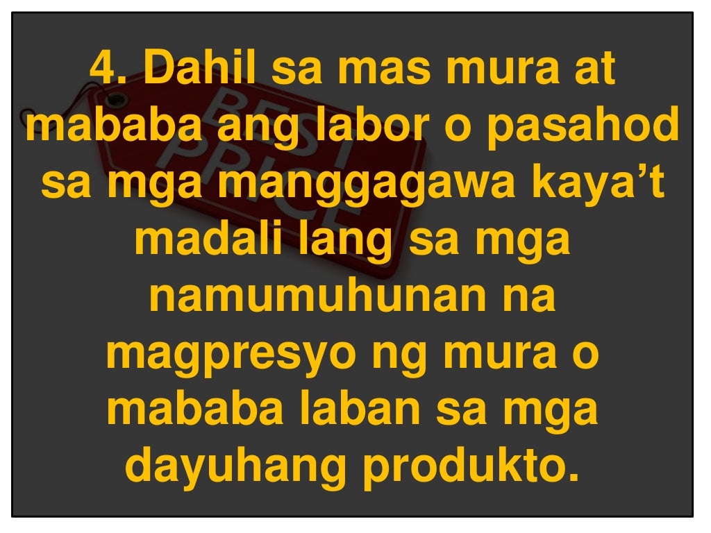 MGA ISYU SA PAGGAWA