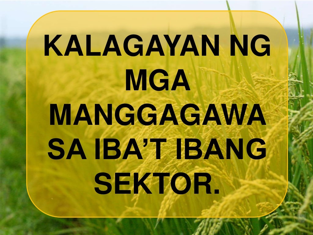 MGA ISYU SA PAGGAWA