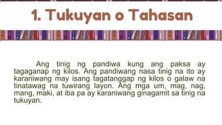Tukuyan Examples ARALIN 2 PANDIWA.pdf...................... | PDF