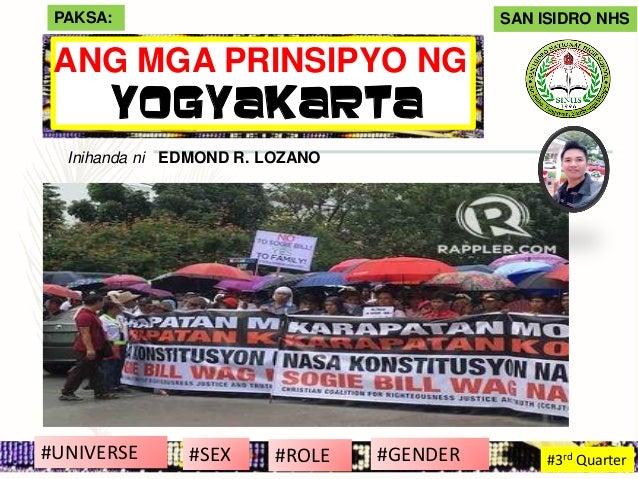 Aralin 3 Tugon sa mga Isyu sa Kasarian at Lipunan