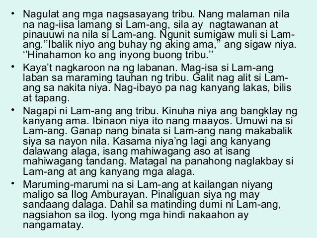 Katangian Ng Pangunahing Tauhan Sa Biag Ni Lam Ang Tauhan Karanasan