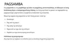 Mga Paraan ng Pagdakila sa Diyos: Pagsisisi, Pagsamba, at Panalangin | PPTX