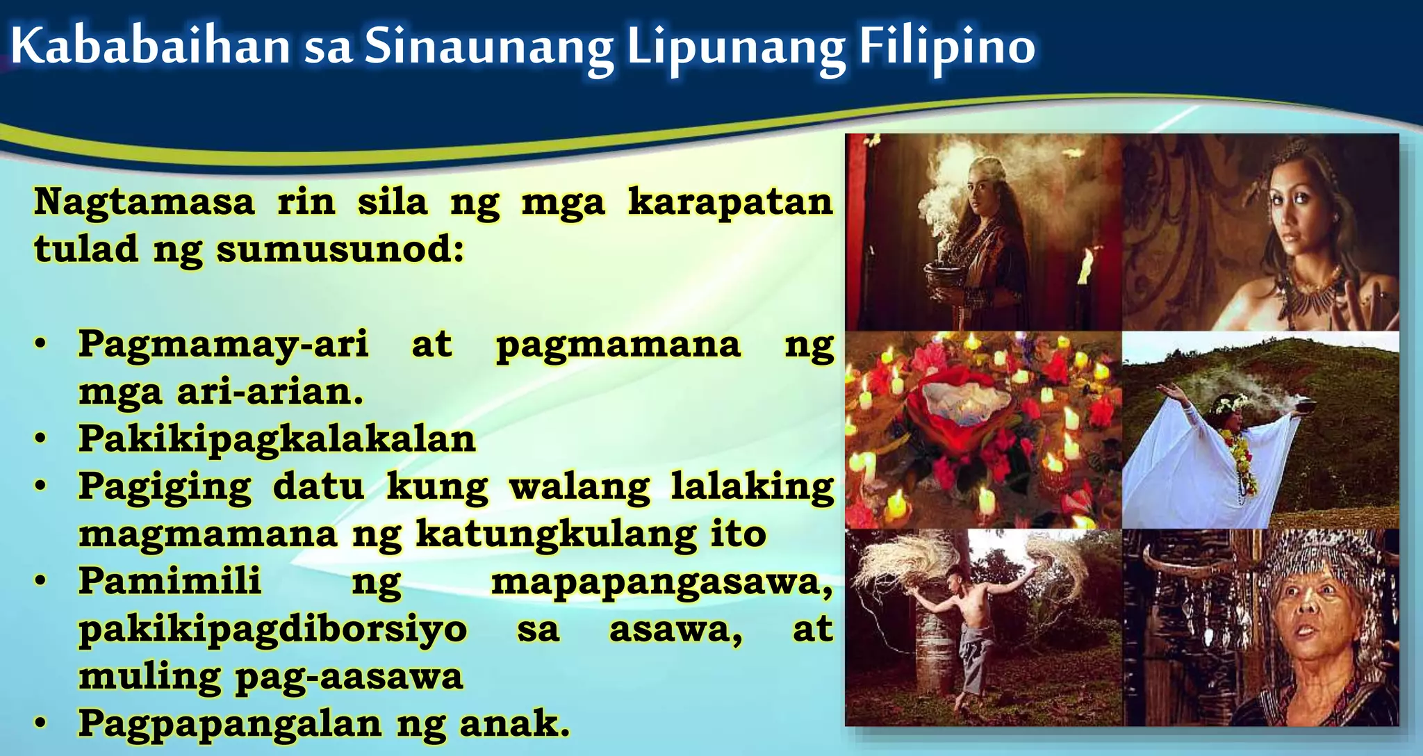 Aralin 5 Ugnayang Panlipunan at Kalagayang Pangkabuhayan ng mga