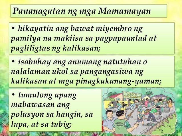 Ako Bilang Kasapi Ng Kalikasan  kalikasan sansinukob