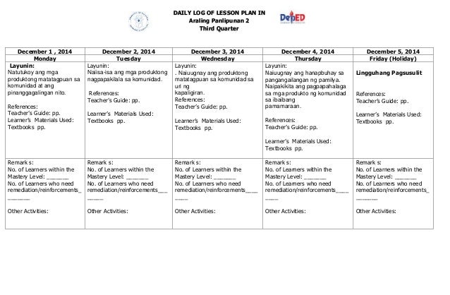 example of araling panlipunan lesson plam example of araling panlipunan lesson plam