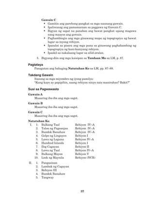 K TO 12 GRADE 4 TEACHER’S GUIDE IN  ARALING PANLIPUNAN (Q1-Q4)
