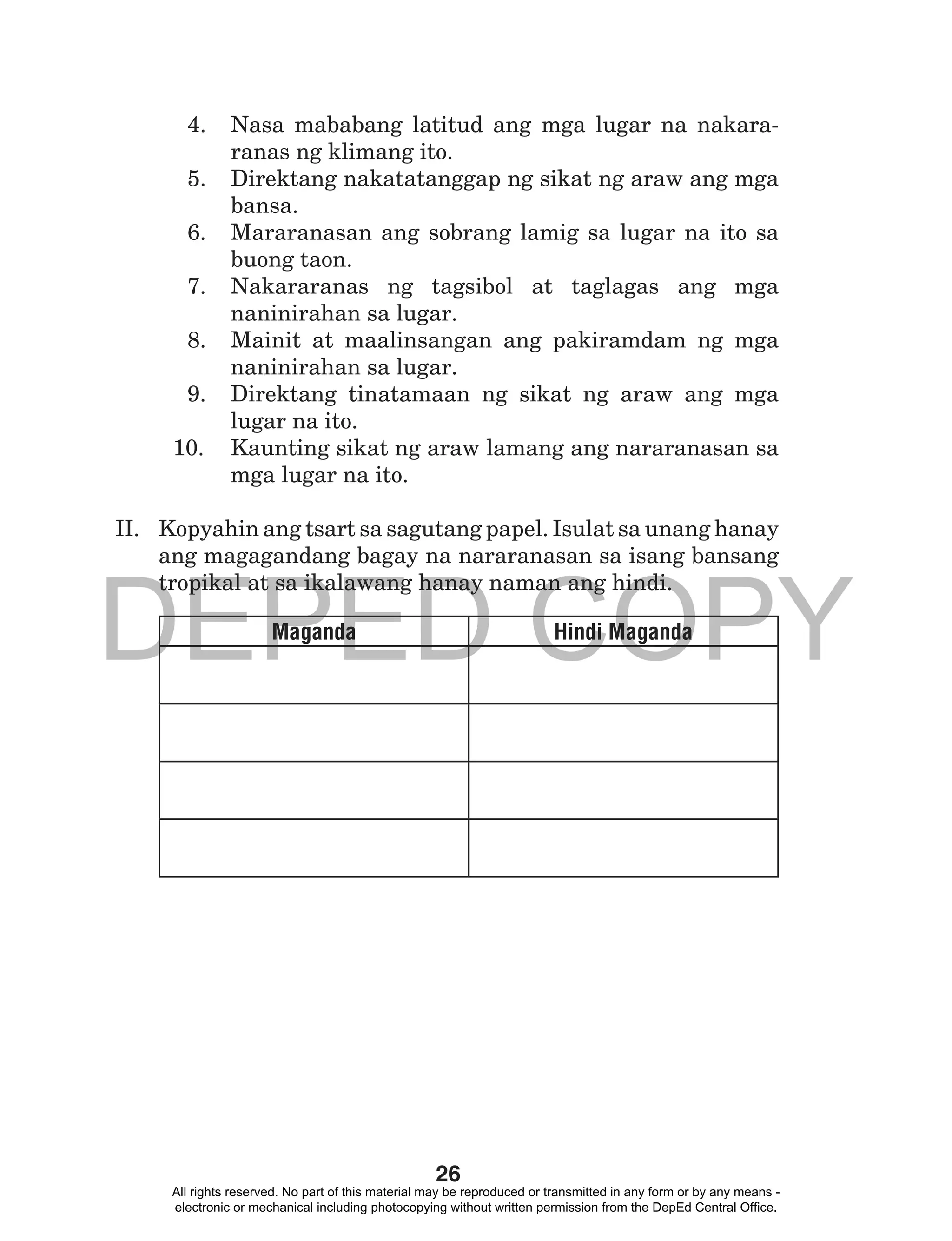 K TO 12 GRADE 4 LEARNER’S MATERIAL IN ARALING PANLIPUNAN (Q1-Q4) | PDF