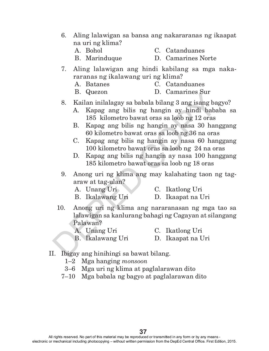K TO 12 GRADE 4 LEARNER’S MATERIAL IN ARALING PANLIPUNAN (Q1Q4)