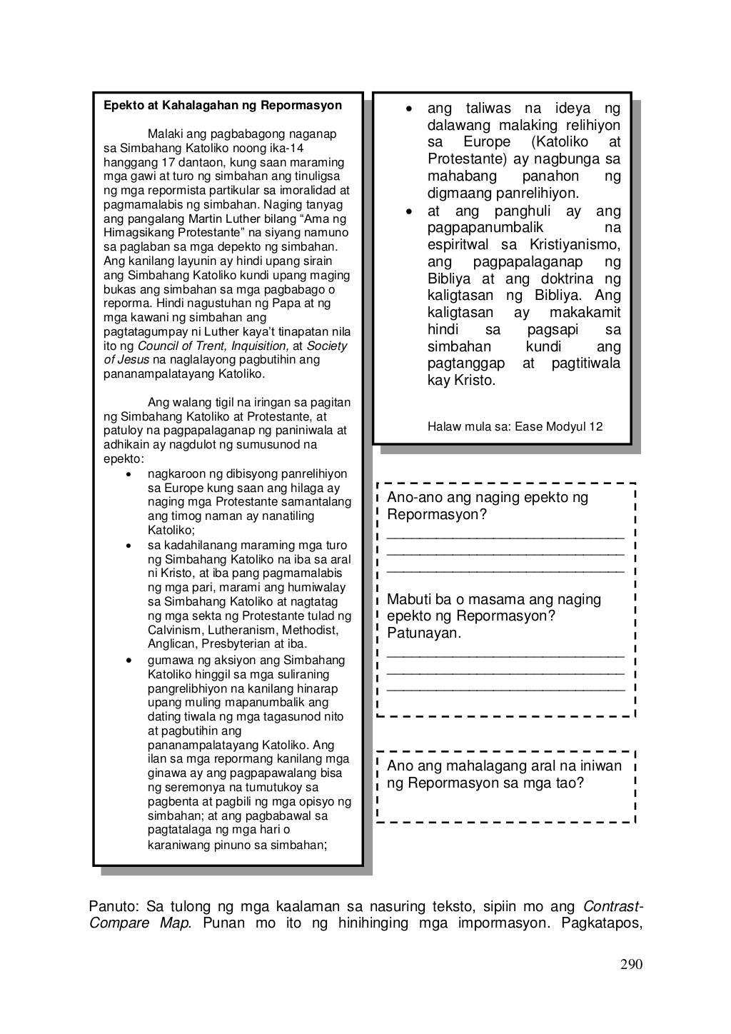 Araling Panlipunan Kasaysayan ng Daigdig Module 3