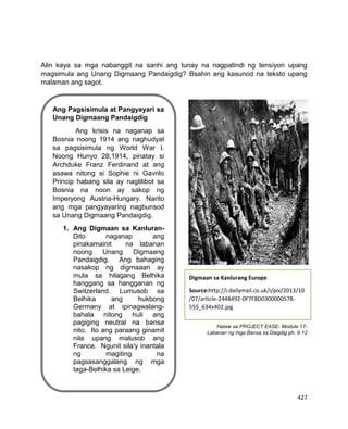 Araling Panlipunan - Kasaysayan ng Daigdig Module 4 | PDF