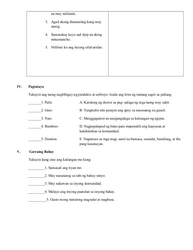 Araling Panlipunan 2 Detailed