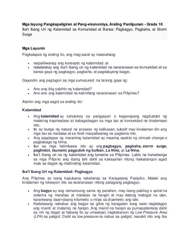 What is araling panlipunan as a subject in the basic education image