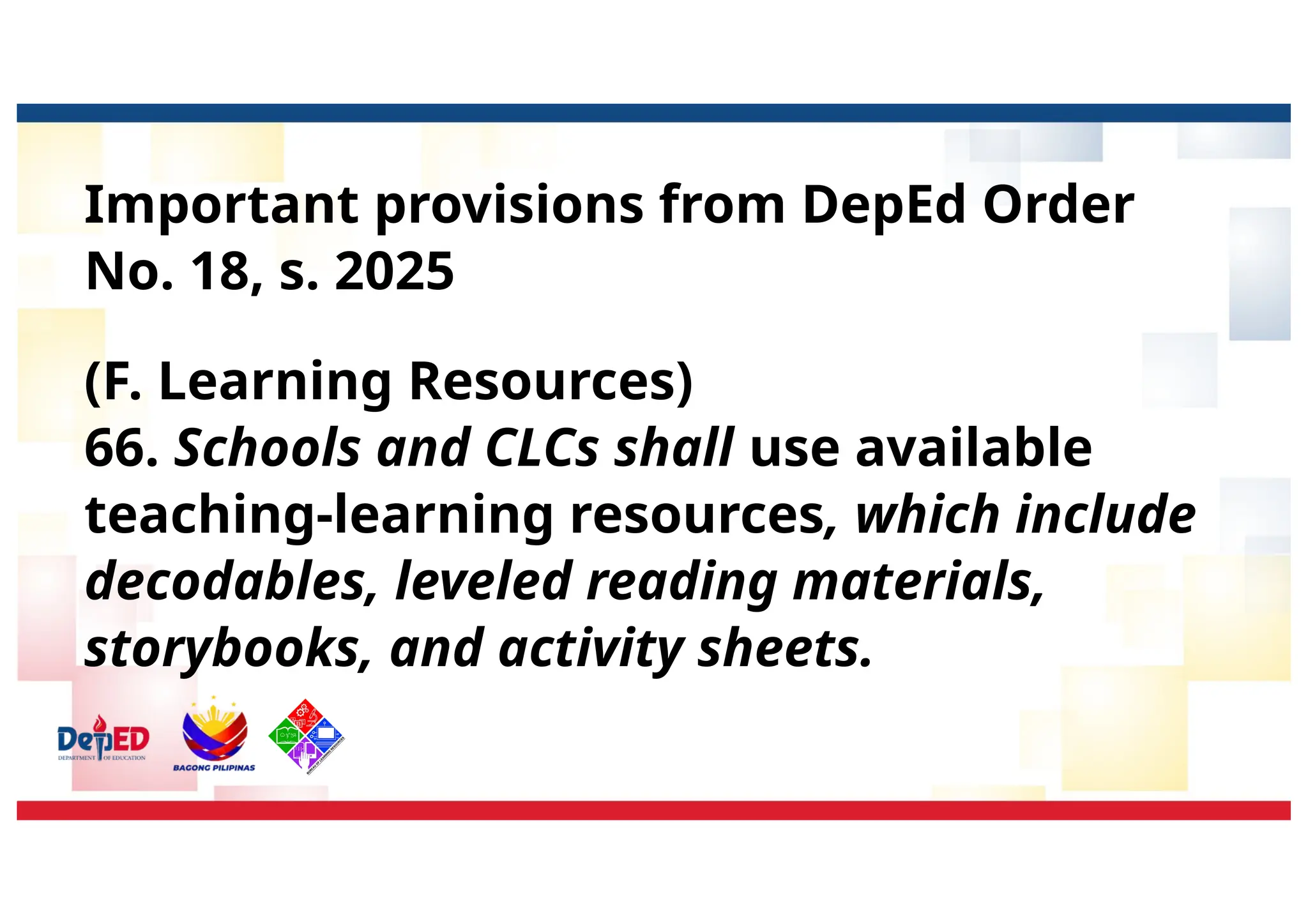 Implementing Guidelines for the ARAL Program | PPTX