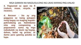 Pag Rereuse LIKAS KAYANG PAG UNLAD ARALPAN DEMO IKAAPAT NA BAITANG | PPTX