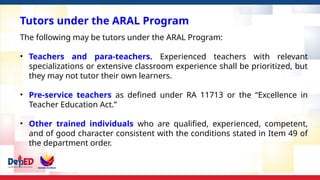 Academic Recovery Acessible Learning Program Primer 1 | PPTX
