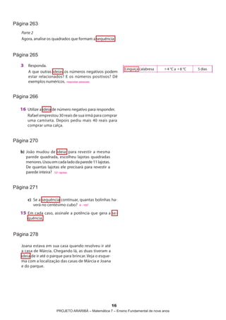 página 263




página 265




página 266




página 270




página 271




página 278




                                            16
             projeto araribá – Matemática 7 – ensino Fundamental de nove anos
 