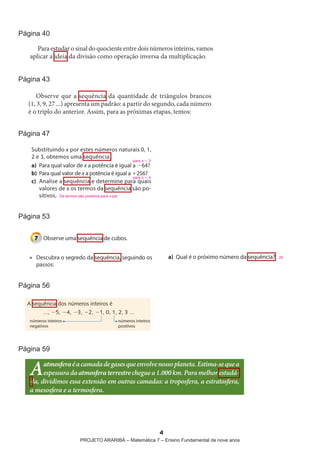 página 40




página 43




página 47




página 53




página 56




página 59




                                           4
            projeto araribá – Matemática 7 – ensino Fundamental de nove anos
 