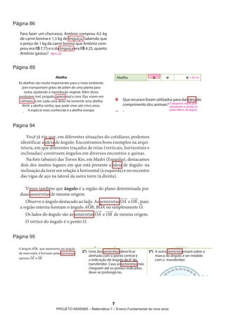 página 86




página 89




página 94




página 95




                                           7
            projeto araribá – Matemática 7 – ensino Fundamental de nove anos
 