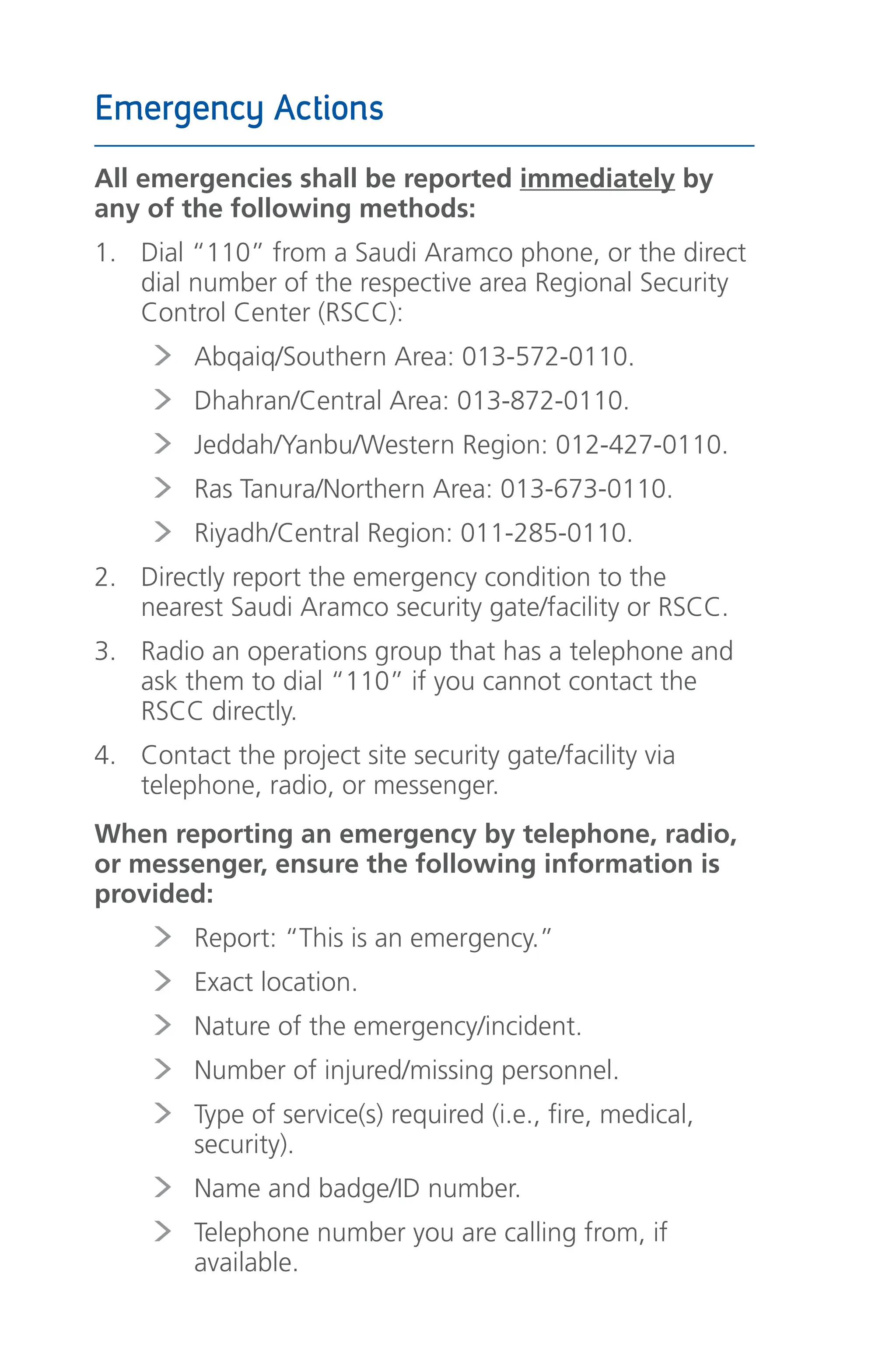 Saudi Emergency Numbers .pdf Aramco Safety Hand Book New 2017......pdf