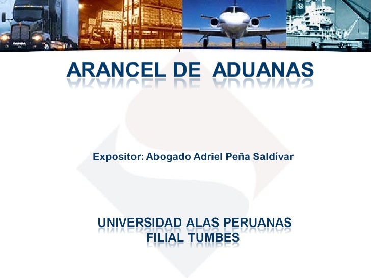 Arancel De Aduanas Arancel De Aduanas