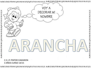 C.E.I.P. PINTOR CAMARON
3 AÑOS CURSO 14/15
 