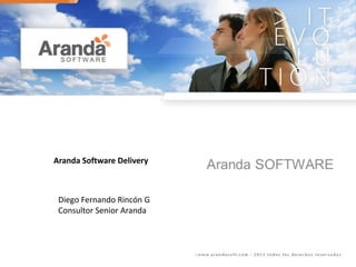 Aranda Software Delivery
Diego Fernando Rincón G
Consultor Senior Aranda
 