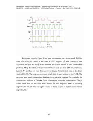 A random number generator for rfid tags | PDF