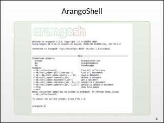 ArangoDB – A different approach to NoSQL | PDF