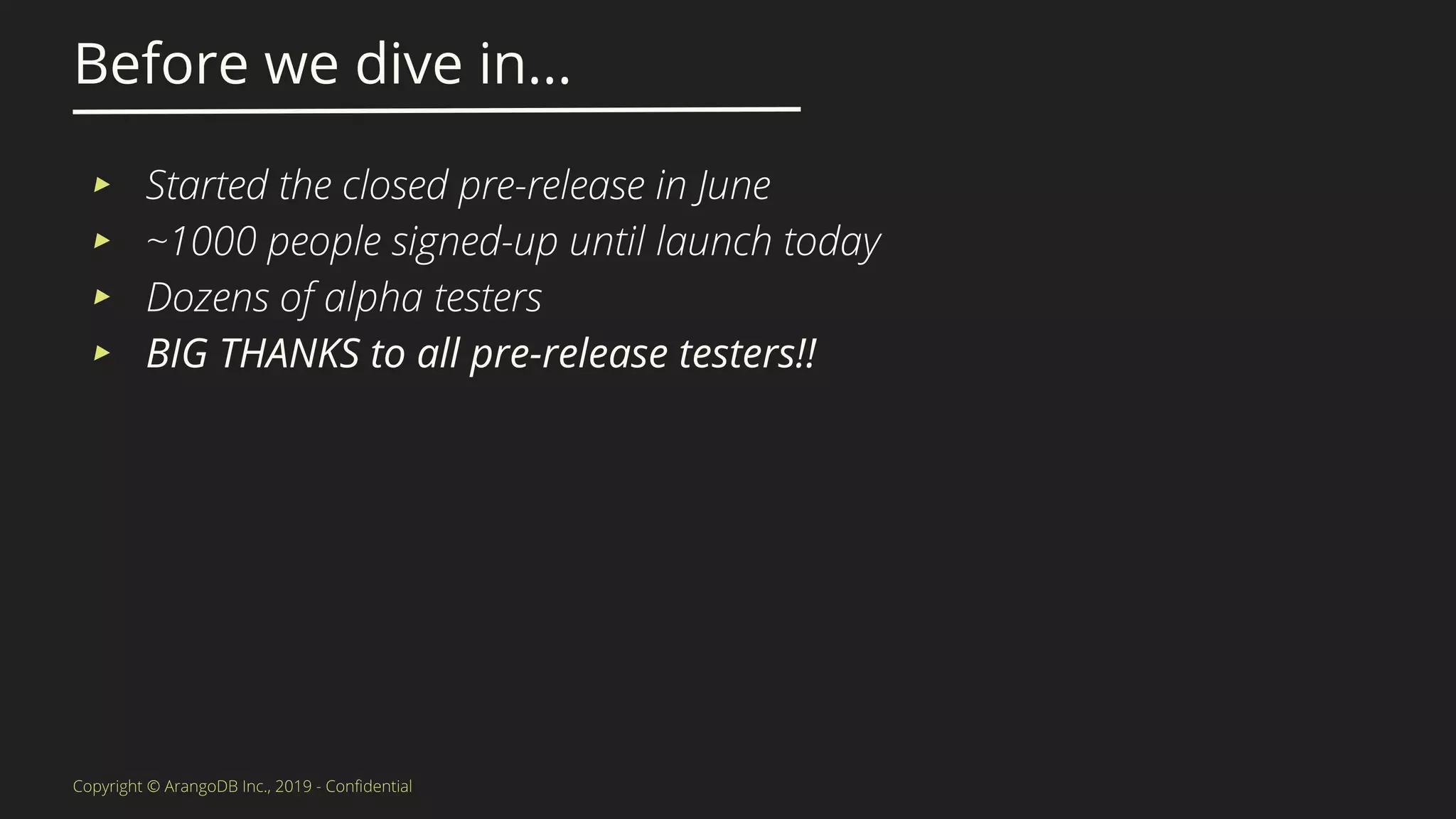 Before we dive in...
▸
▸
▸
▸ BIG THANKS to all pre-release testers!!