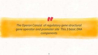 Ara operon | PPTX