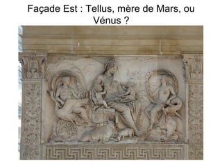 Façade Est : Tellus, mère de Mars, ou
              Vénus ?
 