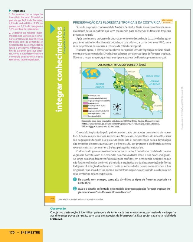 Araribá 8º ano - geografia_ manual do professor - guia de atividades | PDF