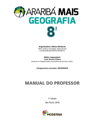 Araribá 8º ano - geografia_ manual do professor - guia de atividades | PDF