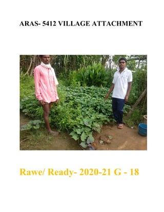 ARAS- 5412 VILLAGE ATTACHMENT
Rawe/ Ready- 2020-21 G - 18
 